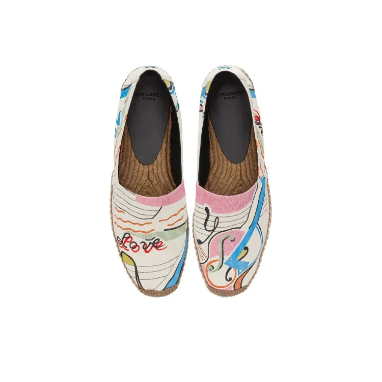 SAINT LAURENT Perseo Flat Espadrilles-3