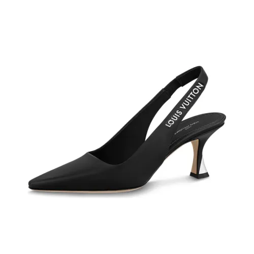 LOUIS VUITTON SPARKLE Mary Jane Shoes Women's Black