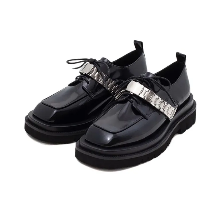 Pinkpunkplank Time Between Collection Platform Shoes Women's Black-1