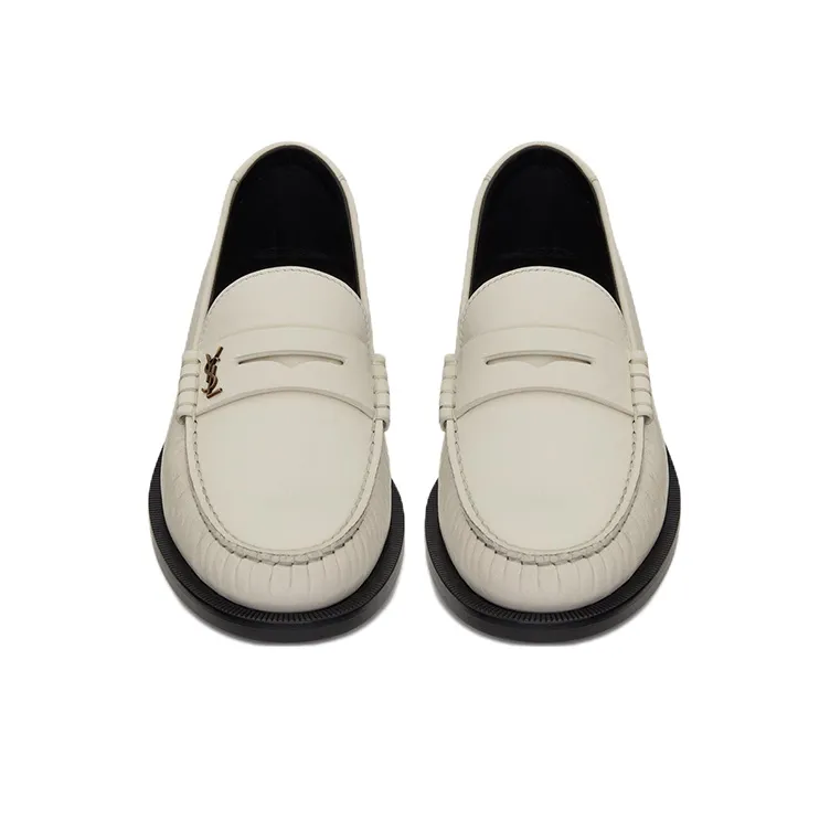 SAINT LAURENT Le Loafer Penny Slippers-2