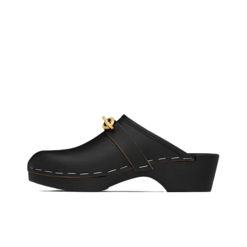 SAINT LAURENT Le Maillon 50mm Leather Clogs