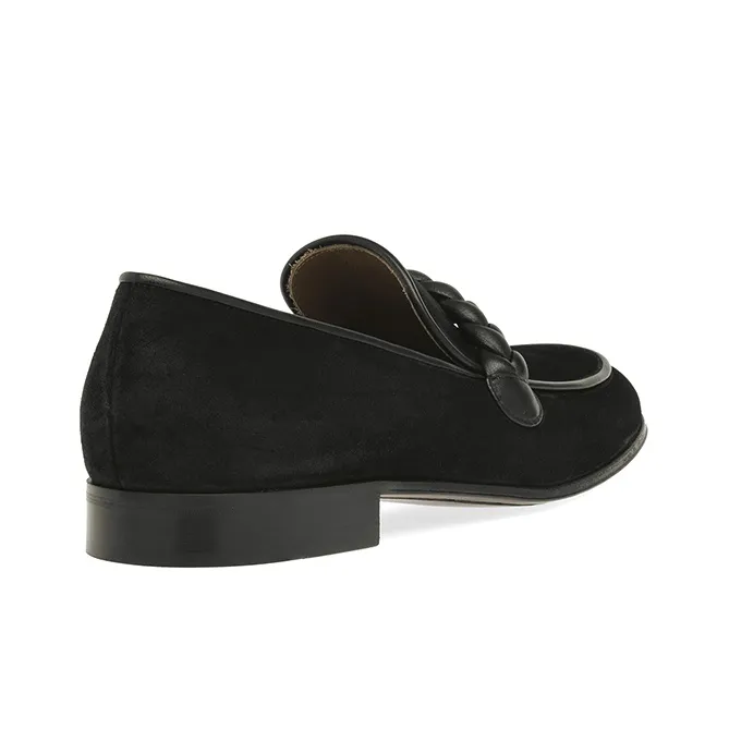 GIANVITO ROSSI Atticus Braided Strap Loafers-2