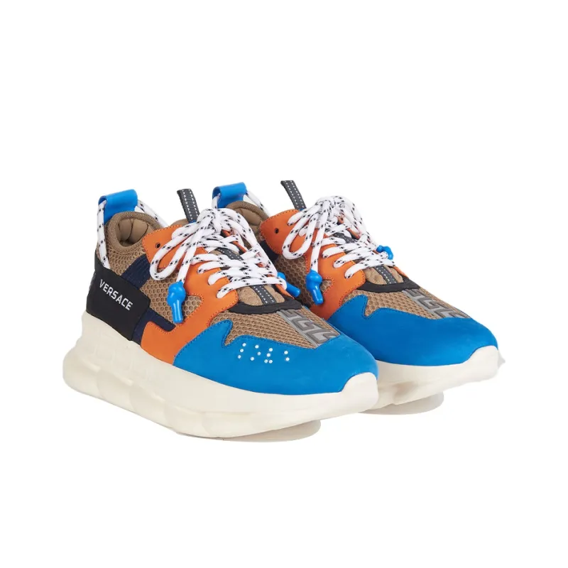 VERSACE Chain Reaction 2 Brown Orange Blue-2