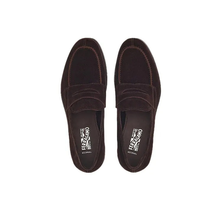 FERRAGAMO Penny Almond Toe Loafers-3