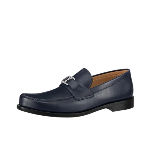 LOUIS VUITTON MAJOR Men's Casual Shoes Men Low-Top Marine Blue