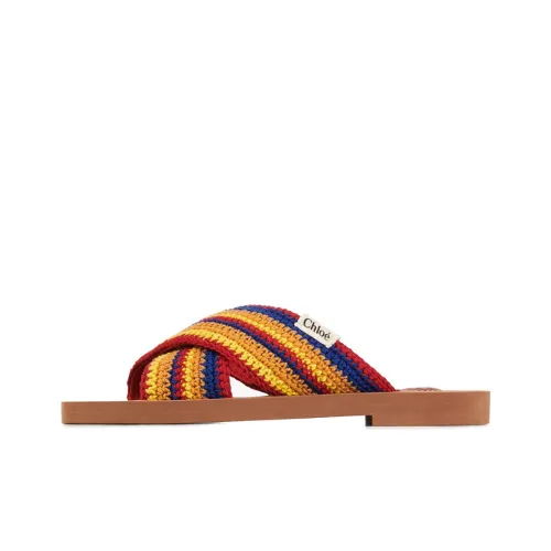 Chloé Woody Slide Slippers Women's Multicolor