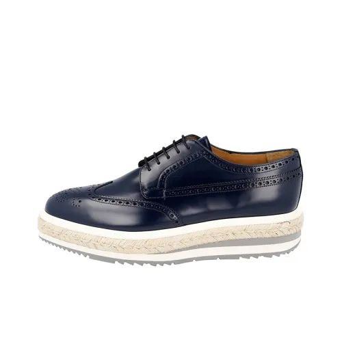 PRADA Casual Shoes Men Low-Top Dark Blue