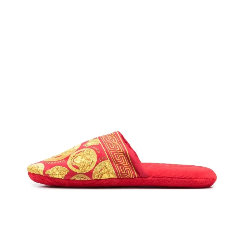 VERSACE Medusa Head Motif Slippers-0