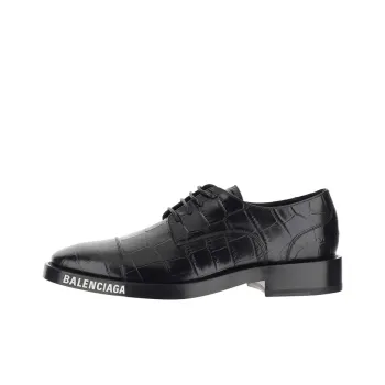 Balenciaga Herre Derby Flat Shoes 'Black'