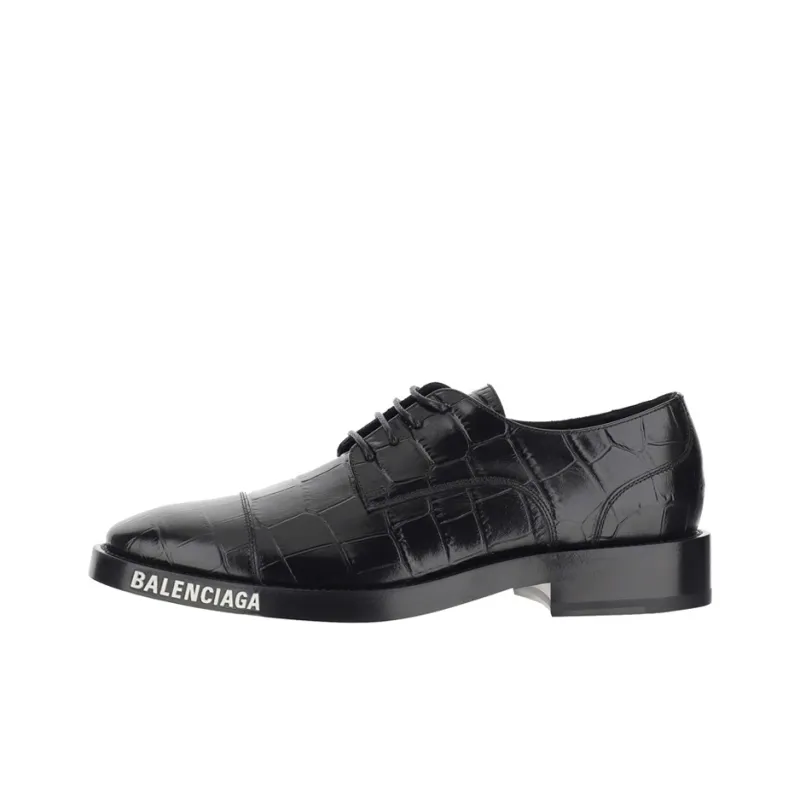 Balenciaga Herre Derby Flat Shoes 'Black'-0