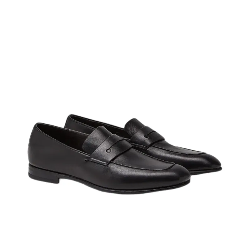 Zegna L'Asola Casual Shoes Men's Black-1