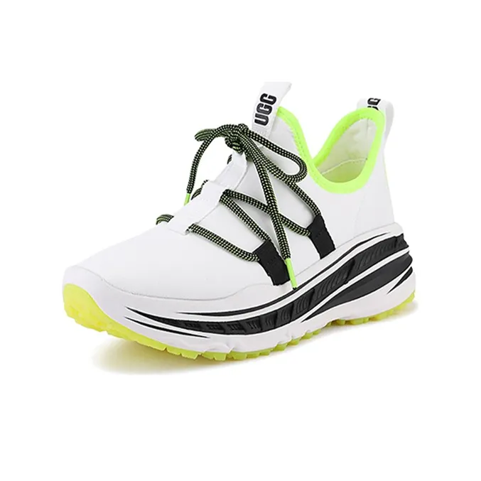 UGG Lace Runner 'White Yellow' Women's-2
