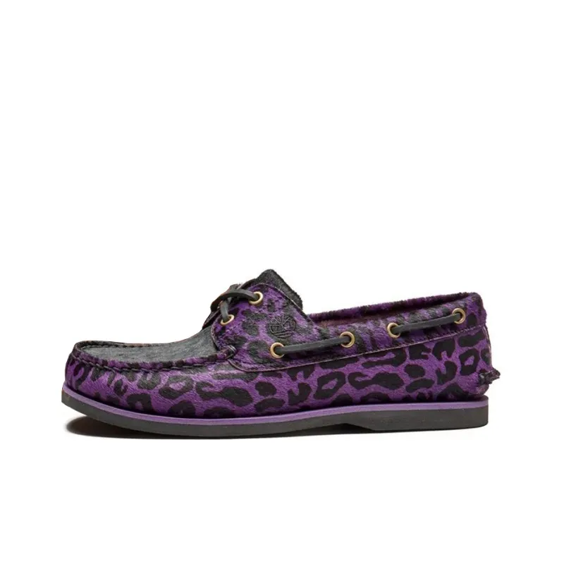 Timberland Classic Boat 2 Eye Wacko Maria Purple Leopard-0