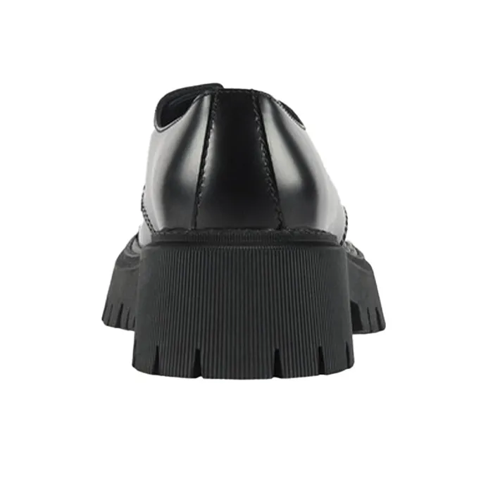 Balenciaga Tractor Black Leather Men's-2