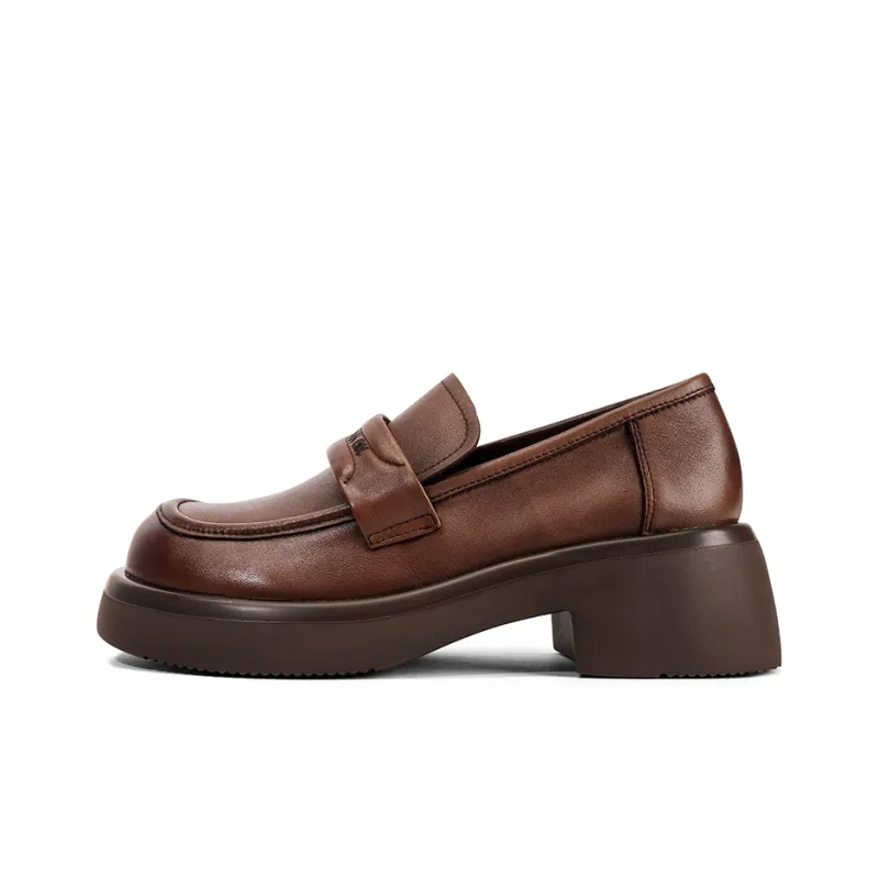 OCCAMAN Loafers Women's Low Top Black/Brown-1