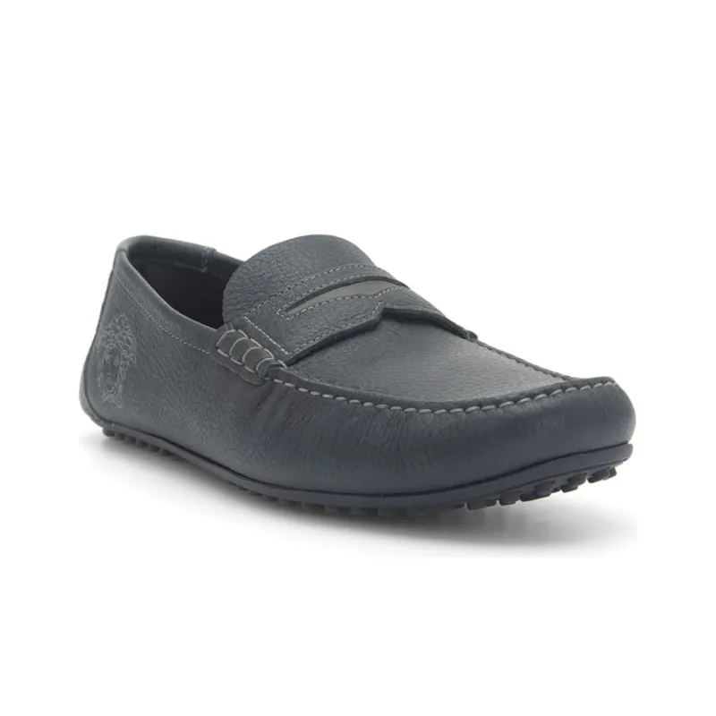 VERSACE Gommino Loafers Men Blue-1