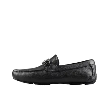 FERRAGAMO Parigi Slip on Leather Loafers