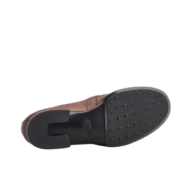TOD'S Timeless Slip-On Logo Plaque Loafers-4