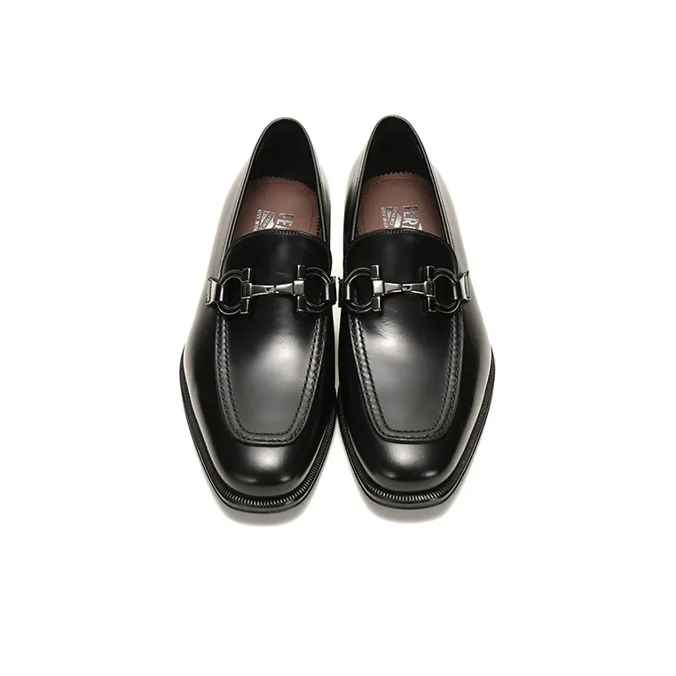 FERRAGAMO Gancini Slip-On Loafers-3