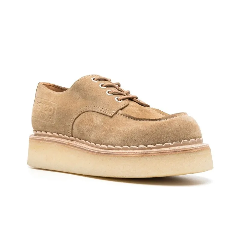 KENZO Takayama Kenji Platform Shoes Women's Light Brown-2