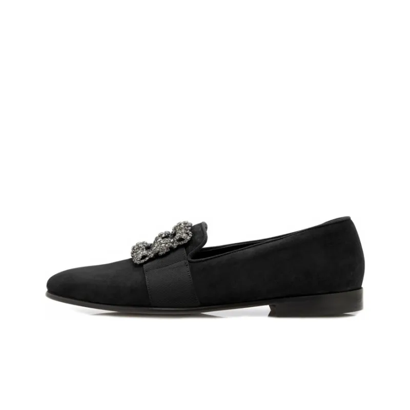 MANOLO BLAHNIK Carlton Casual Shoes Men's Black-0