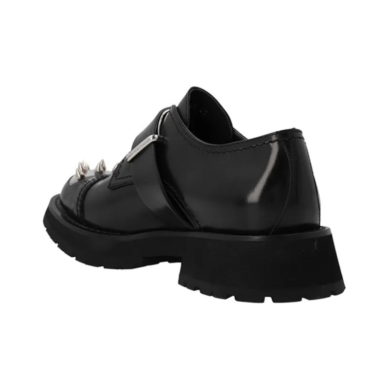 Alexander McQueen Punk Studded Derby Shoes-2