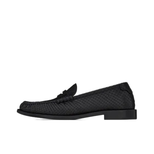 SAINT LAURENT Penny Men's Casual Shoes Men Low-Top Black