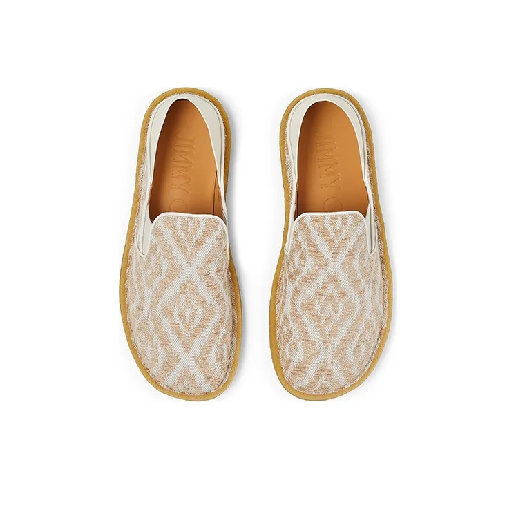 NAPPA x Jimmy Choo Barley Tufted Canvas Men's Casual Shoes Men's Barley-Colored-4