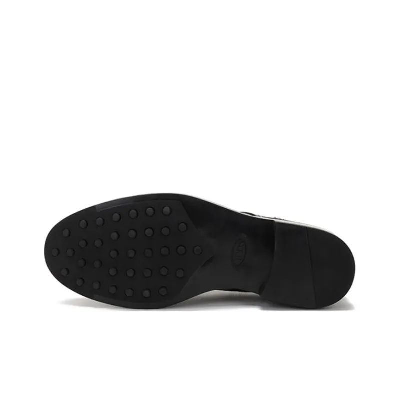TOD'S Monogram Detailed Lace Up Derby Shoes-5