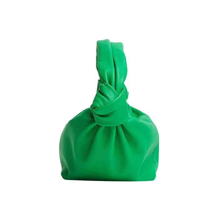 Bottega Veneta Double Knot Top Hangdle Bag Parakeet-1
