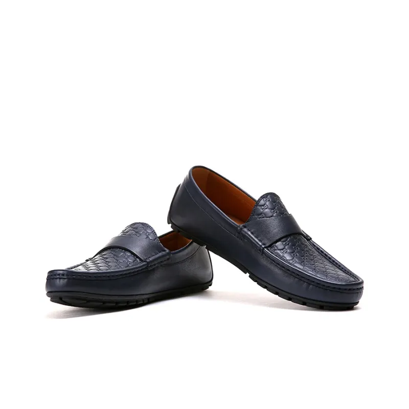 GUCCI Men's Casual Shoes Men's Dark Blue-4