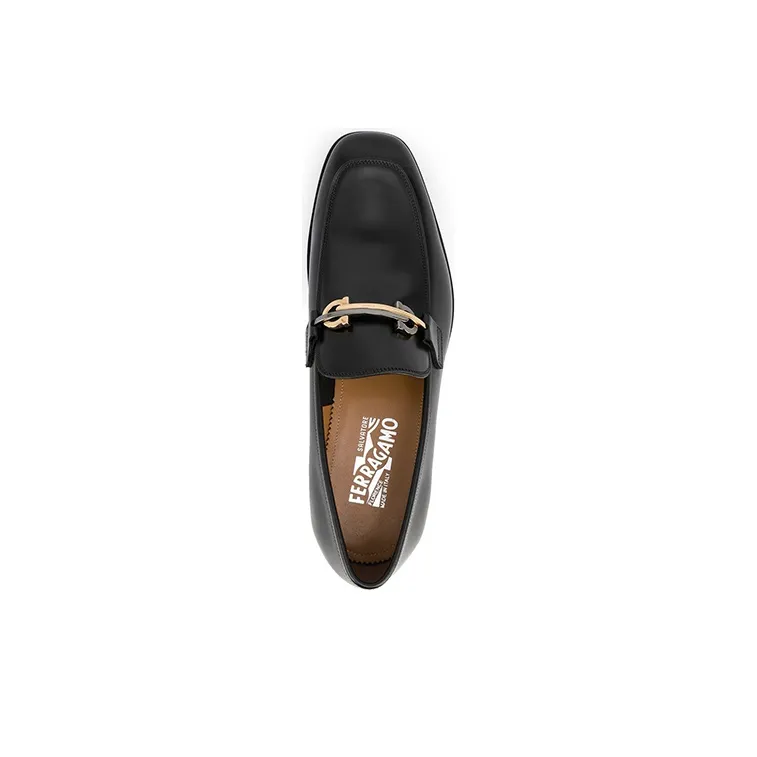 FERRAGAMO Ree Leather Loafers-3