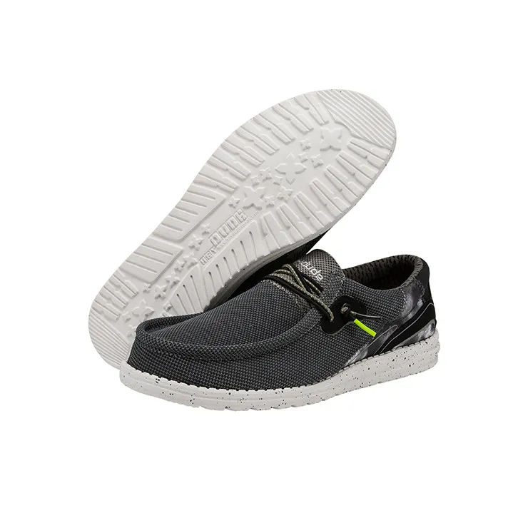 Heydude Cushioning Wear Resistant Low Top Casual Shoes Men's Granite Gray-2