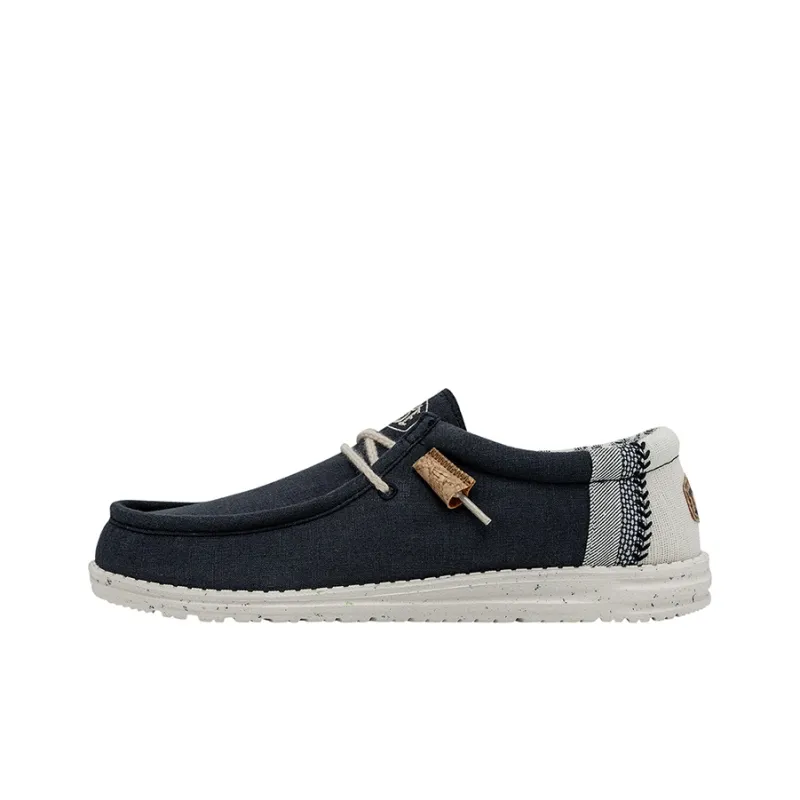 Heydude Men's Casual Shoes Men Low Top Marine Blue-0