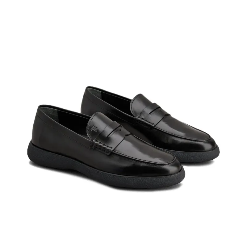 TOD'S Round-toe Leather Loafers-1