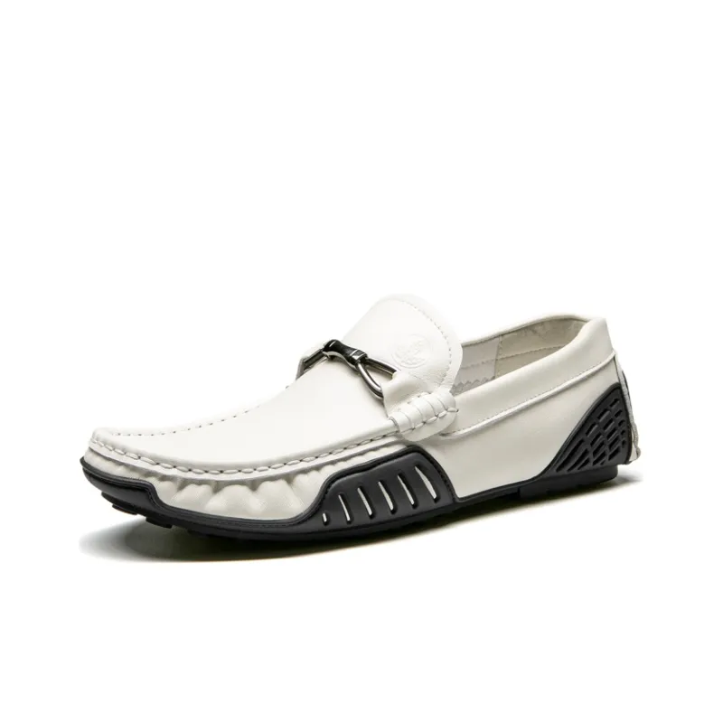 LEAVELAND Casual Shoes Men's White-1