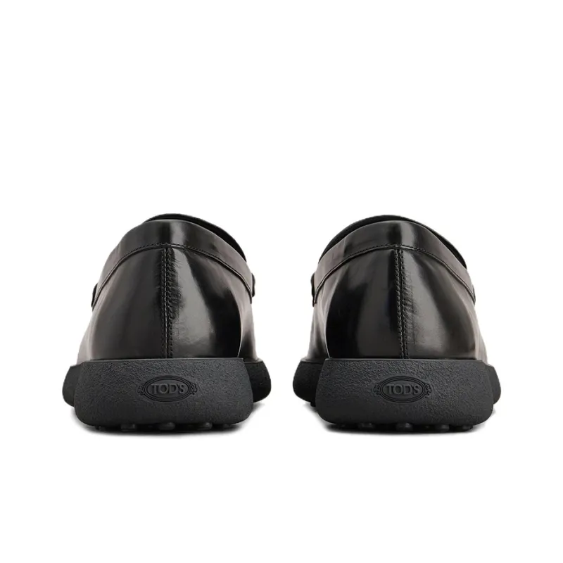 TOD'S Round-toe Leather Loafers-2