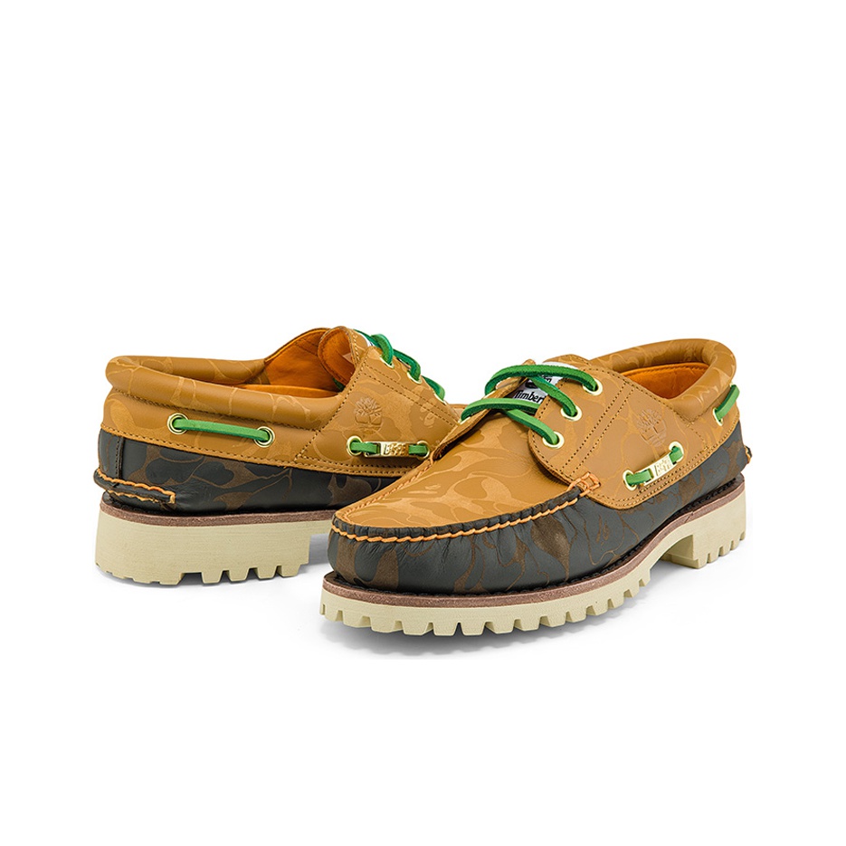Size 10.0 BAPE x 3-Eye Classic 'Wheat Camo'