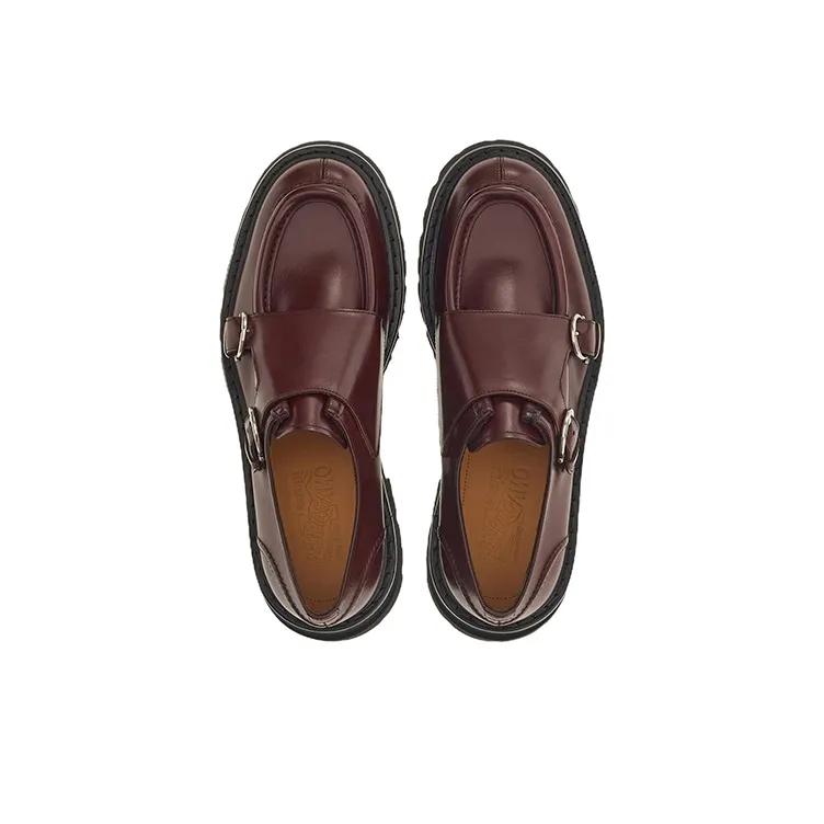 FERRAGAMO Casual Shoes Men's Burgundy-3