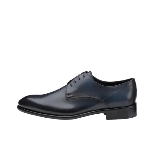 DOUCAL'S Dress Shoes Men Low-Top Dark Blue