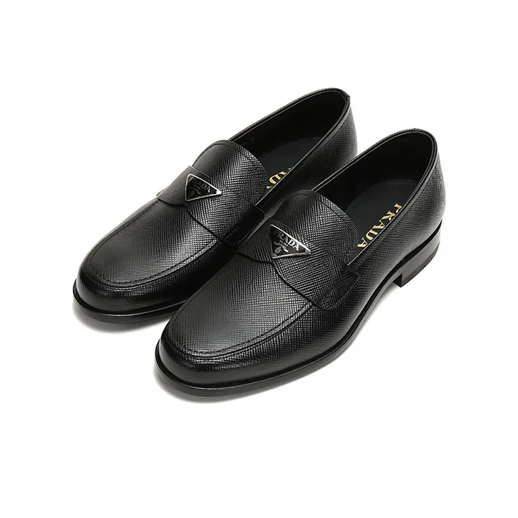 PRADA Loafers Men Low Top Black-2