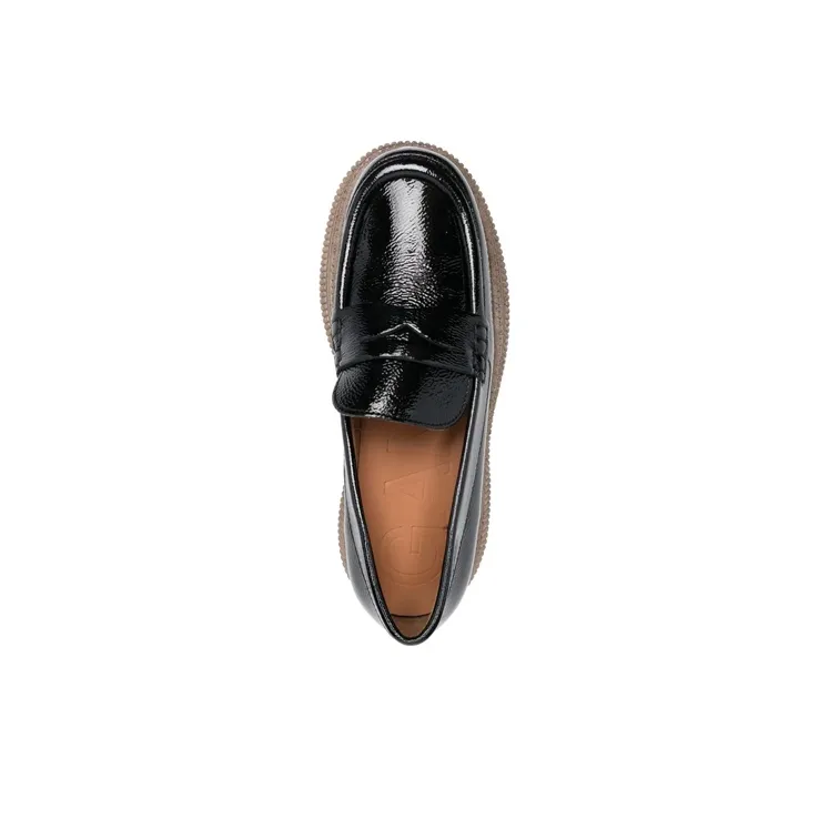 GANNI 55mm Penny-slot Loafers-4