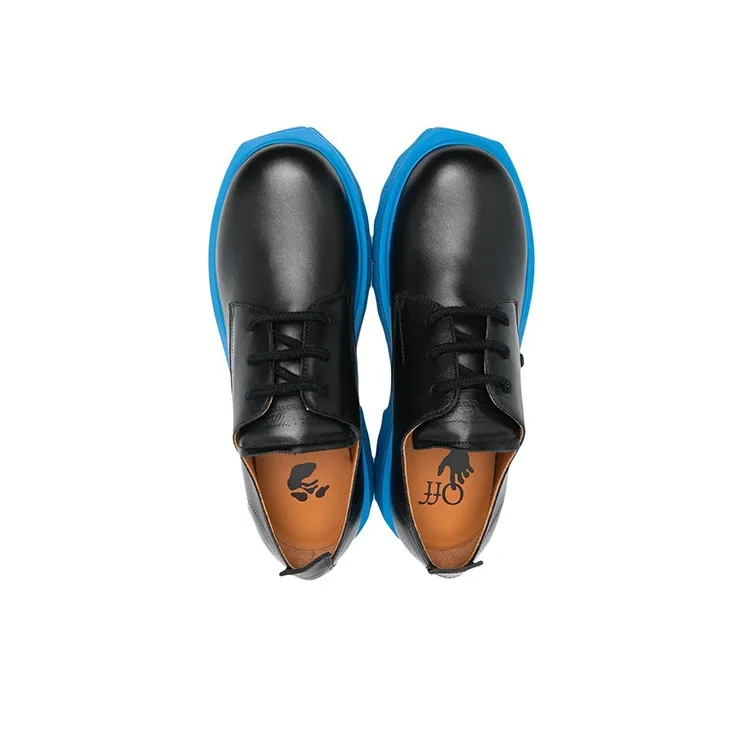 OFF WHITE Sponge Derby Black Blue-4