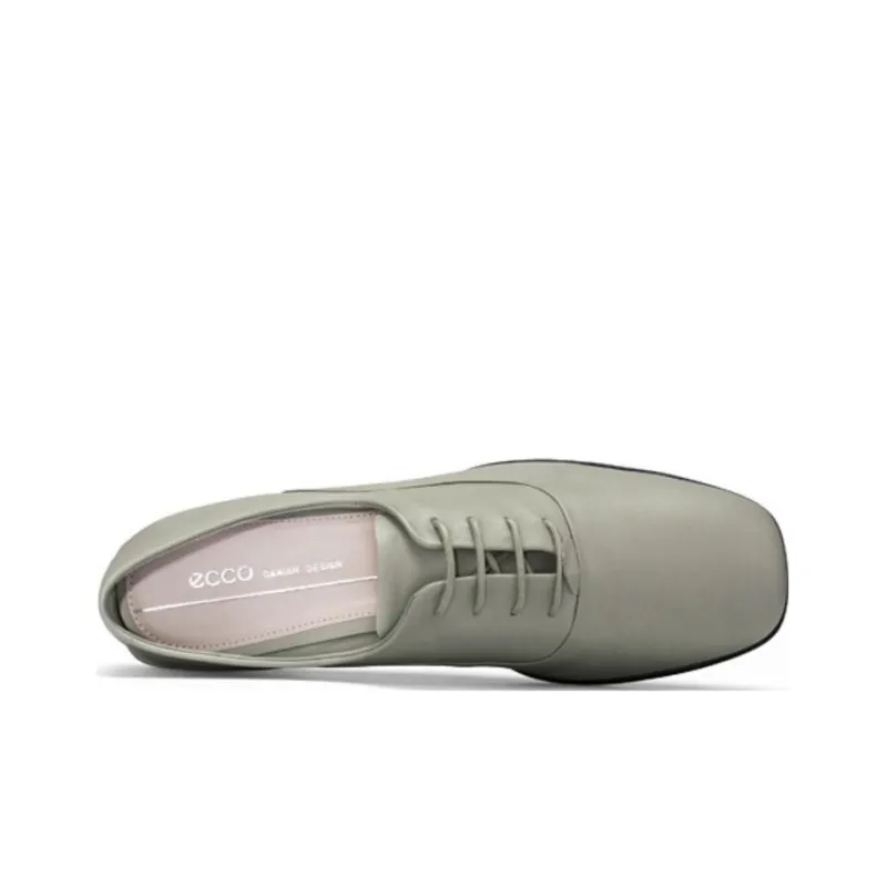 Ecco Annie Series Flat Low Heel Shoes Women's Grass Green-2