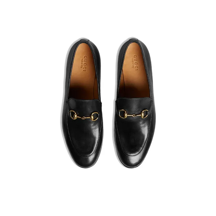 GUCCI Jordaan Loafer Black Leather-4