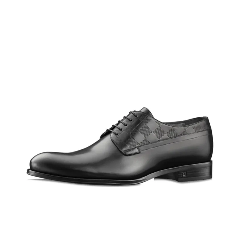 LOUIS VUITTON Haussmann Derby Shoes 'Black'-0