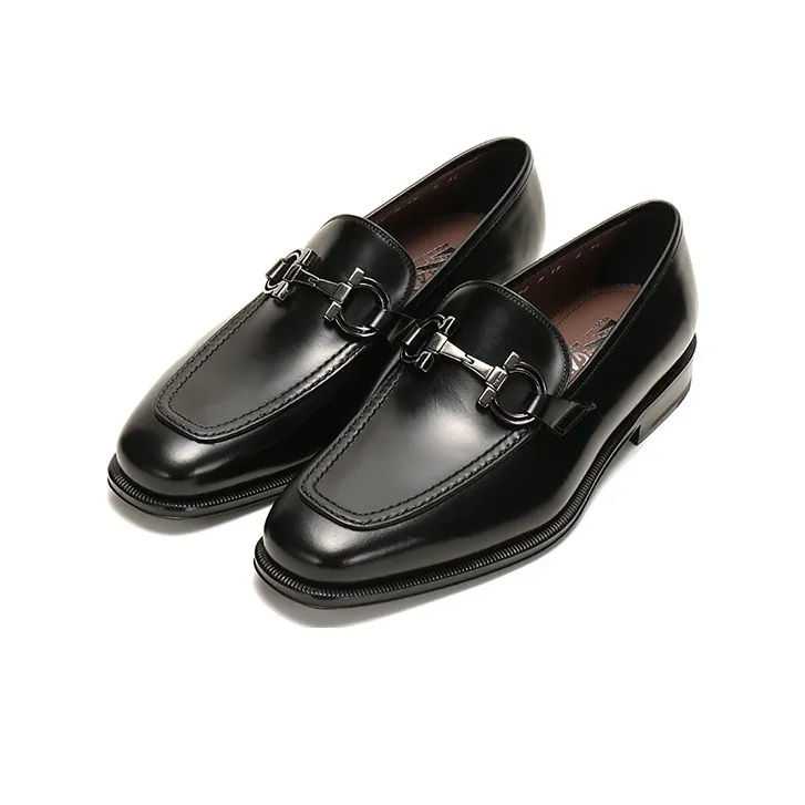 FERRAGAMO Gancini Slip-On Loafers-2