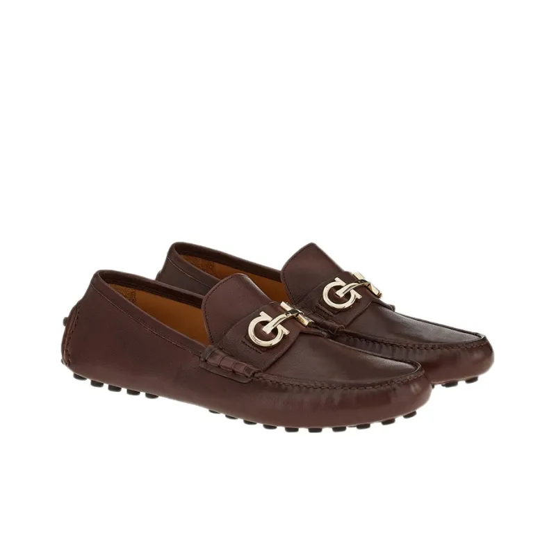 FERRAGAMO Horsebit-detail Leather Loafers-2