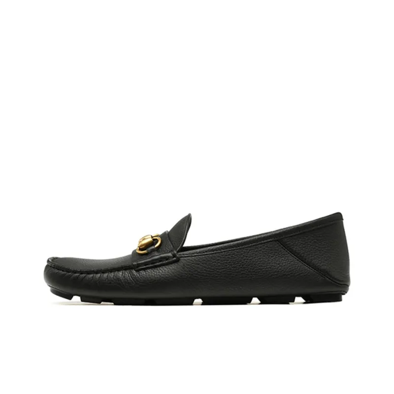 GUCCI Horsebit Casual Shoes Men's Black-0
