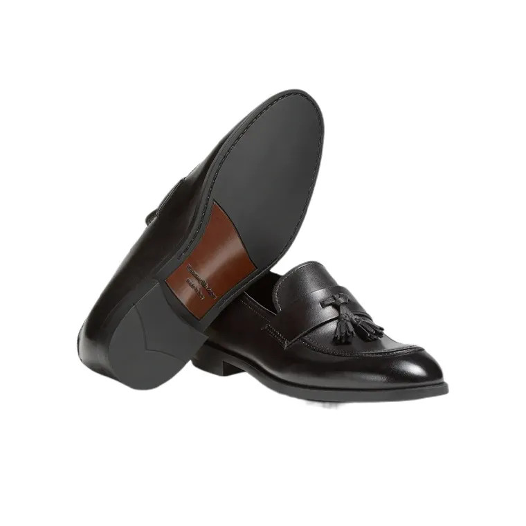 Zegna Siena Fle Casual Shoes Men's Black-4